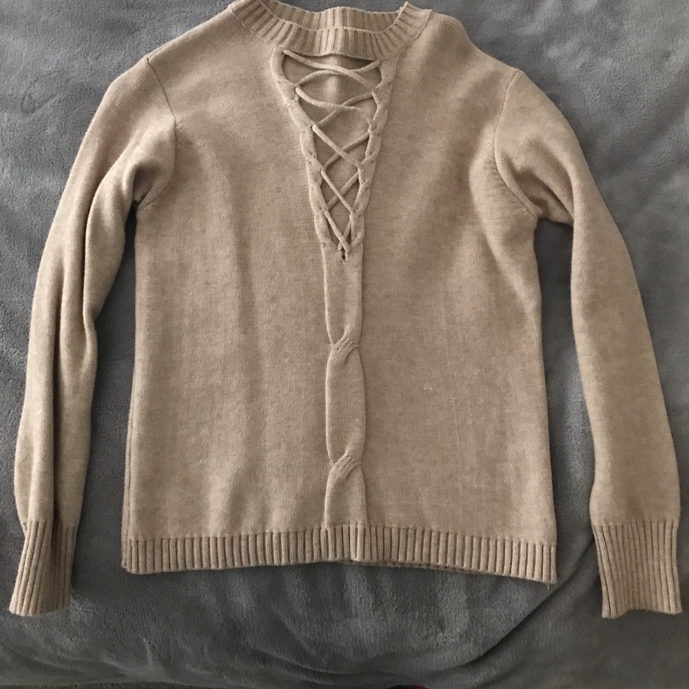 Cutout sweater